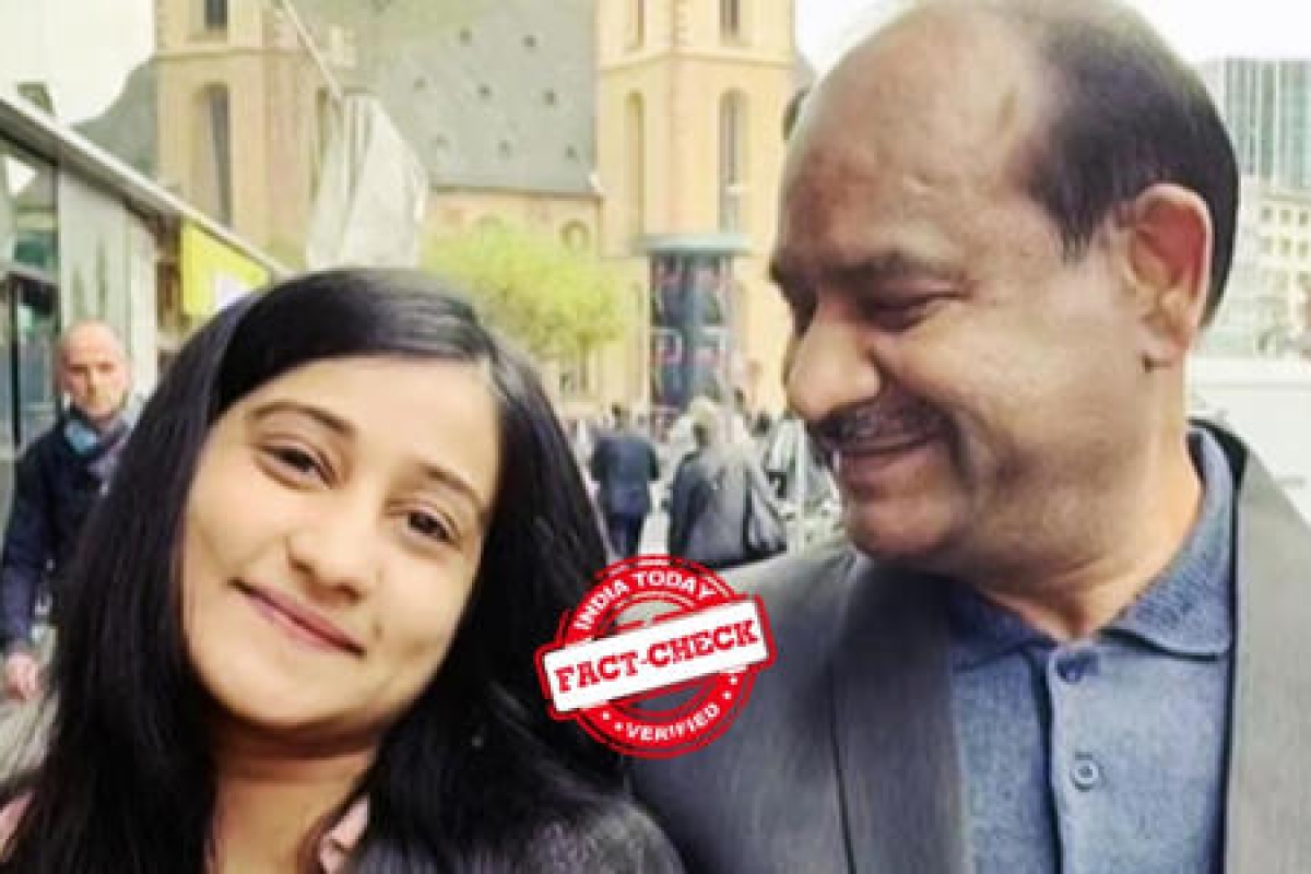 No, Om Birla's daughter did not clear UPSC without appearing for the exam.